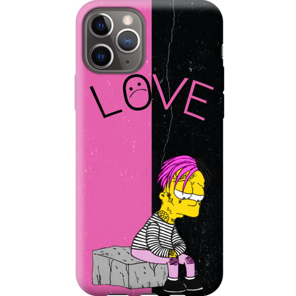 

Силиконовый чехол бампер FTS для Apple iPhone 11 Pro Max с дизайном Барт Симпсон Sad