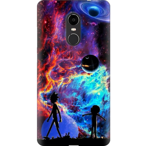 

Чехол силиконовый бампер FTS на Xiaomi Redmi Note 4 с дизайном Рик и Морти космос