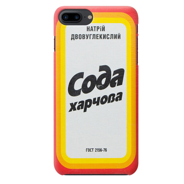

Чехол силиконовый бампер FTS для Apple iPhone 7 Plus / 8 Plus с дизайном Сода