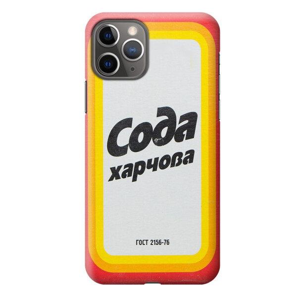

Чехол силиконовый бампер FTS для Apple iPhone 11 Pro панель с дизайном Сода
