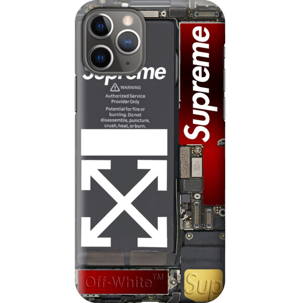

Чехол силиконовый бампер FTS для Apple iPhone 11 Pro с рисунком Supreme