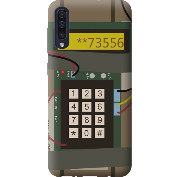 

Чехол силиконовый бампер FTS на Samsung Galaxy A30s A307F c рисунком CSGO Бомба