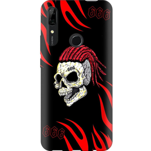 

Силиконовый чехол бампер FTS для Huawei P Smart Z с рисунком Моргенштерн череп