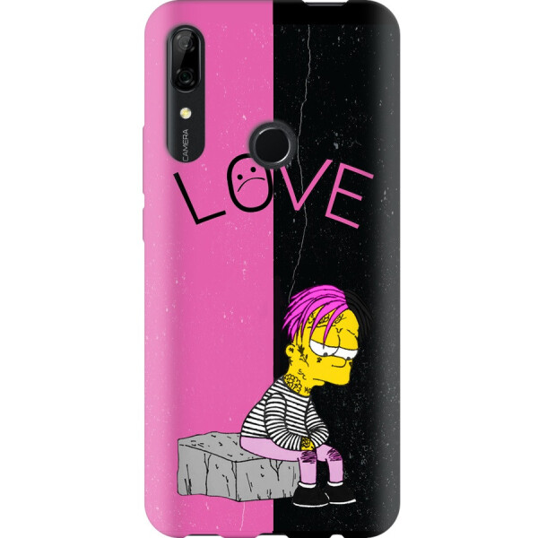 

Силиконовый чехол бампер FTS для Huawei P Smart Z с рисунком Барт Симпcон Sad