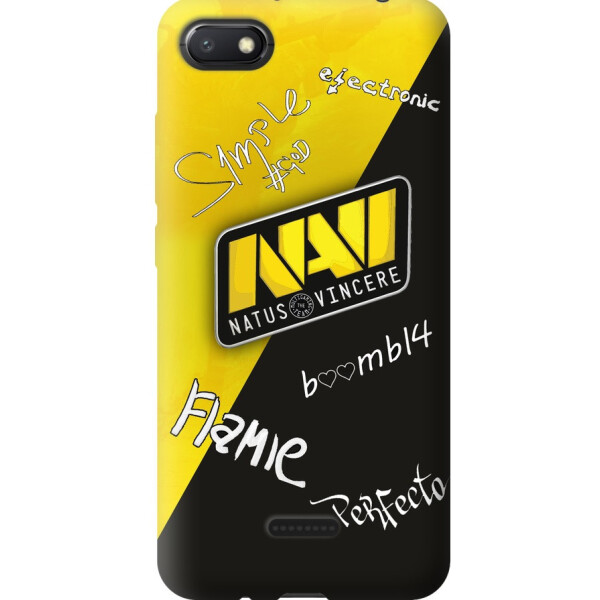 

Силиконовый чехол бампер FTS для Xiaomi Redmi 6A с рисунком Natus Vincere Автографы
