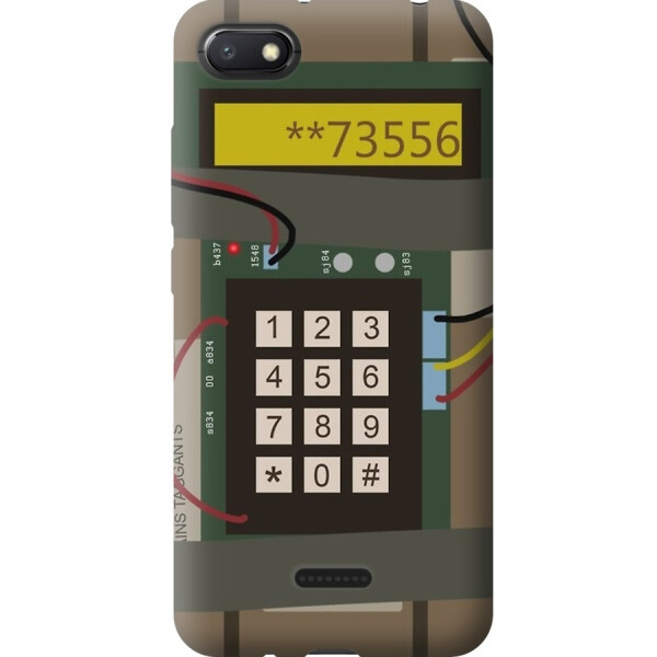 

Силиконовый чехол бампер FTS для Xiaomi Redmi 6A с рисунком CSGO Бомба