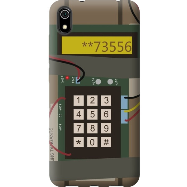 

Силиконовый чехол бампер FTS для Xiaomi Redmi 7А с рисунком CSGO Бомба