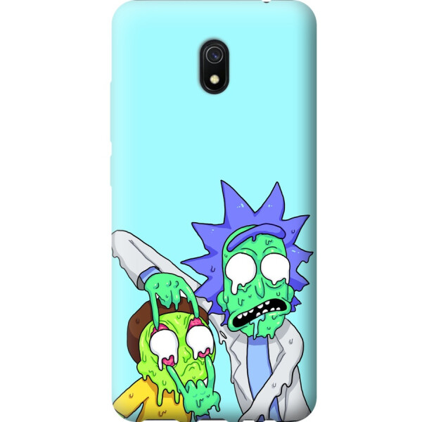 

Силиконовый чехол бампер FTS для Xiaomi Redmi 8А с рисунком Рик и Морти
