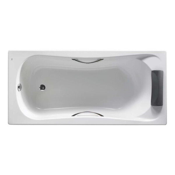 

Ванна ROCA BECOOL 180x80 см, акриловая, прямоугольная, с подголовником, с 2мя ручками, с ножками, объем 240л