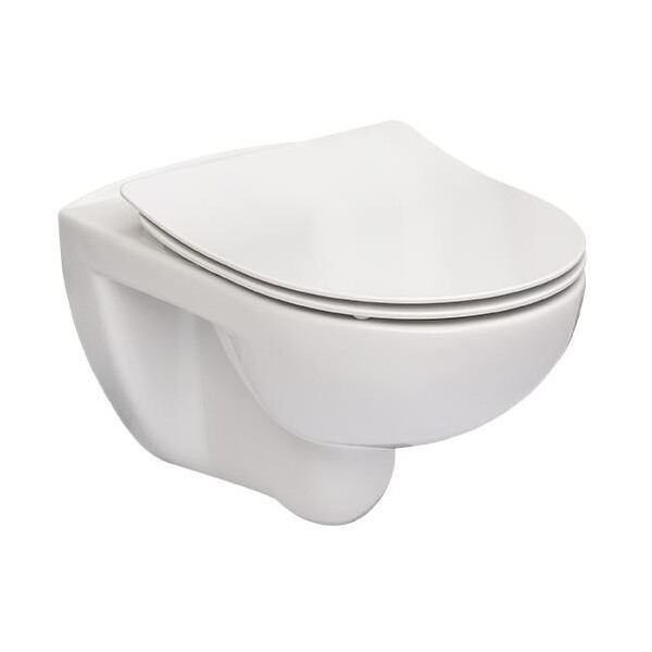 

Унитаз ROCA VICTORIA Rimless с крышкой slim slow-closing