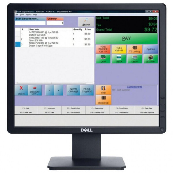 

Монитор 17" Dell E1715S (210-AEUS) Black