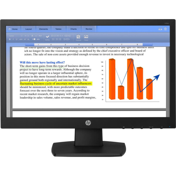 

Монитор 18.5" HP V194 (5YR89AA) Black