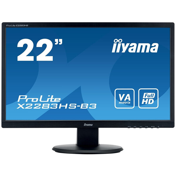 

21.5" Iiyama (X2283HS-B3) Black
