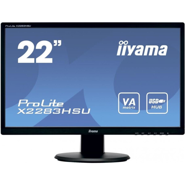 

21.5" Iiyama (X2283HSU-B1DP) Black