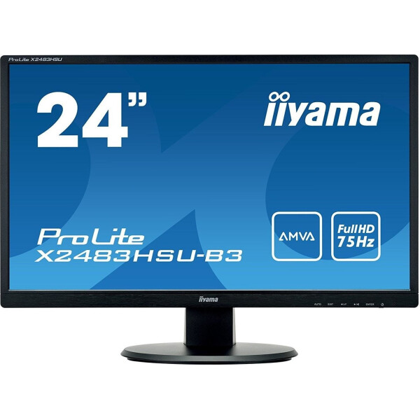 

23.8" Iiyama (X2483HSU-B3) Black