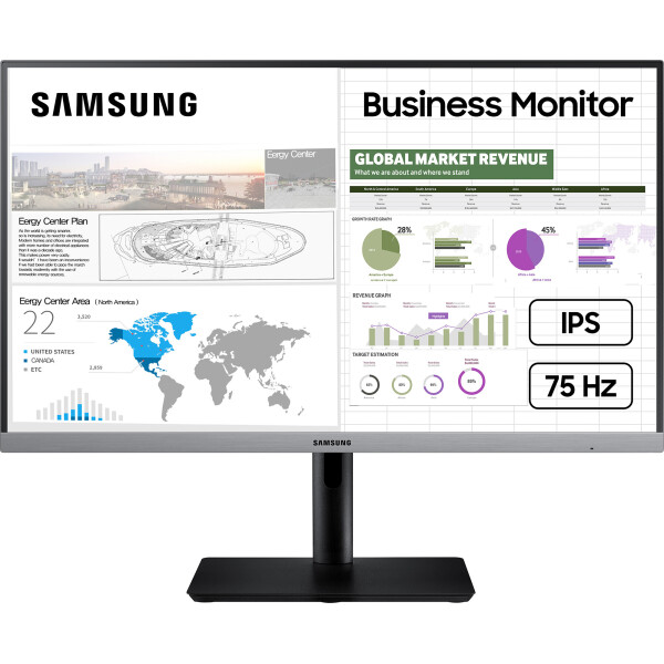 

Монитор 23.8" Samsung S24R650F (LS24R650FDIXCI) Black
