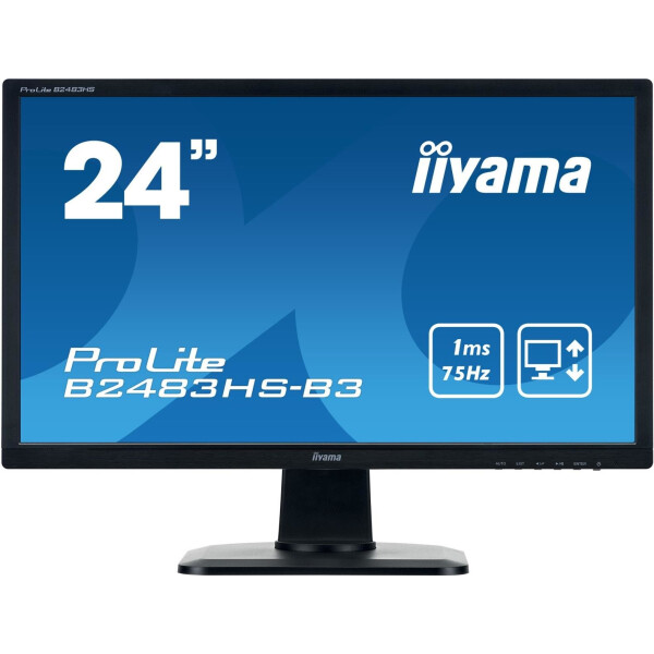 

24" Iiyama (B2483HS-B3) Black