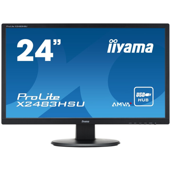 

24" Iiyama (X2483HSU-B1) Black
