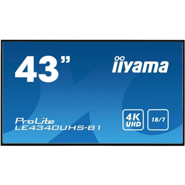 

42.5" Iiyama (LE4340UHS-B1) Black