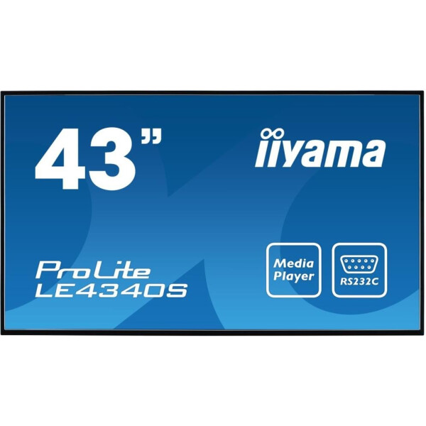 

43" Iiyama (LE4340S-B1) Black