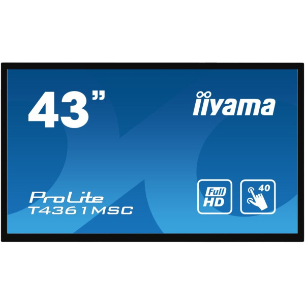 

43" Iiyama (T4361MSC-B1) Black