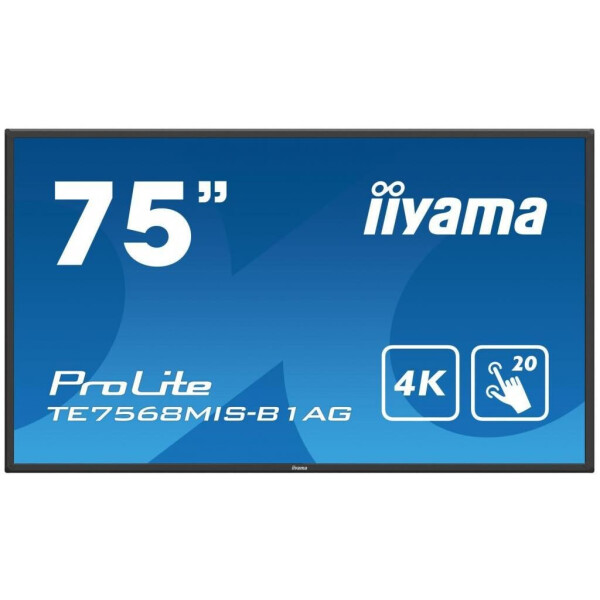 

75" Iiyama (TE7568MIS-B1AG) Black