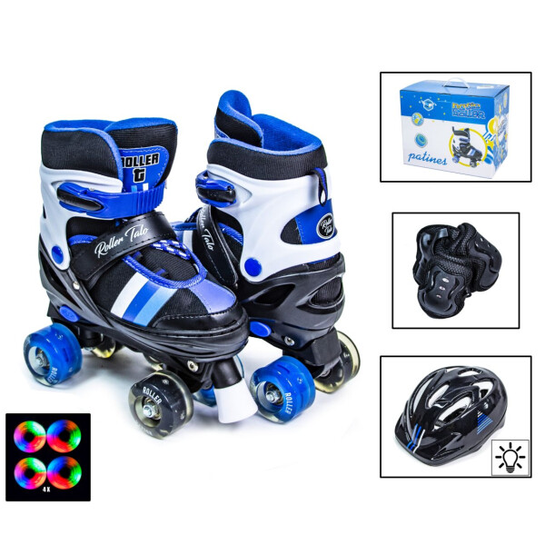 

квадры Blue (34-38) (Светящиеся колеса и шлем) (1244136127)
