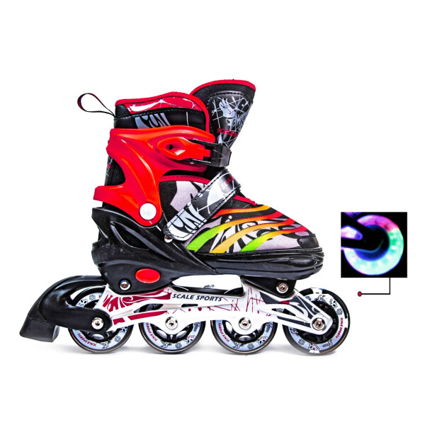 

Ролики Scale Sports. Red-black (размер 34-37) LF 907M-M