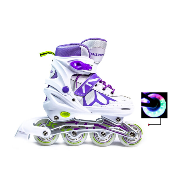 

Ролики Scale Sports. White-Violet (размер 29-33) LF 601A-S-1