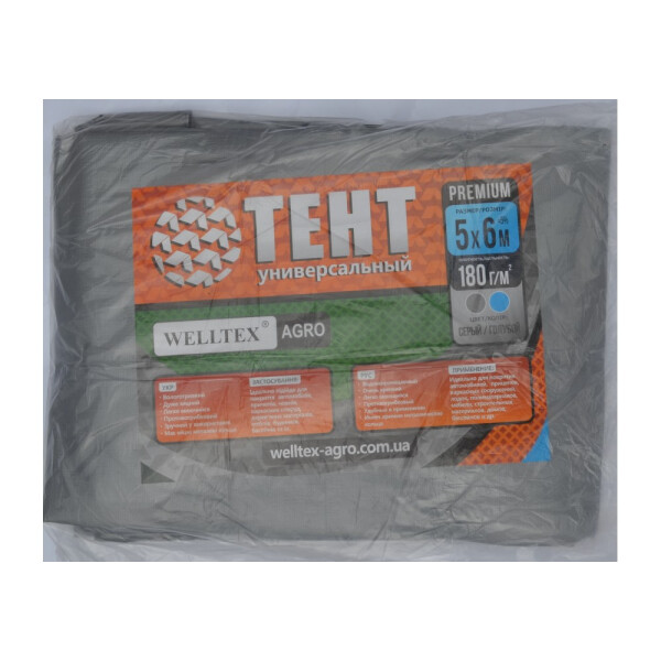 

Welltex-Vaplant tent-180-6x10, тент универсальный - подстилка, плотность 180 г/м2