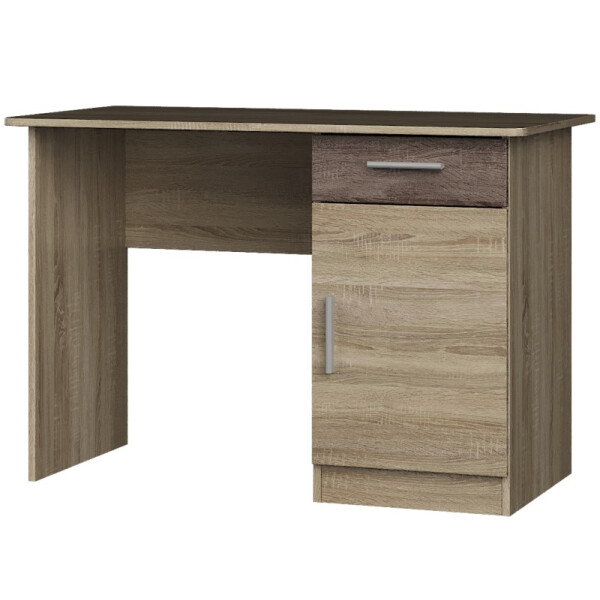 

Стол письменный Эверест Школьник-3 1100х550х750 тумба правая 1ящик + 1дверка Дуб сонома Трюфель