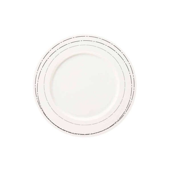 

Тарелка обеденная ASA A table Argent с ободком 19552013