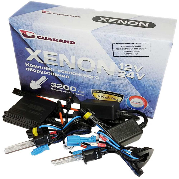 

Комплект ксенона Guarand Slim 35w, 9-16v H1 4300k