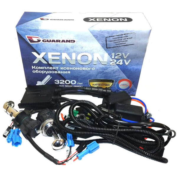 

Комплект биксенона Guarand Slim 35w, 9-16v H4 4300k
