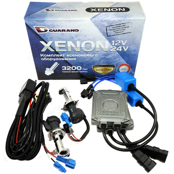 

Комплект биксенона Guarand 24V 55w H4 4300k