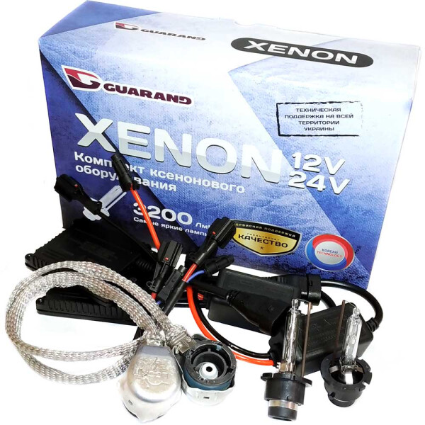 

Комплект ксенона Guarand LDP Slim 35w, 9-16v D2S 5500k