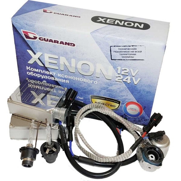 

Комплект ксенона Guarand LDP Standart 35w, 9-16v D2S 5500k