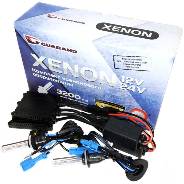 

Комплект ксенона Guarand Slim DC 35w, 9-16v H27 (881) 4300k