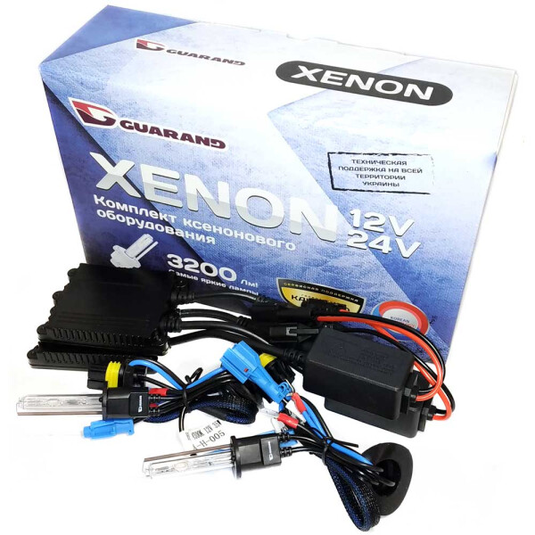

Комплект ксенона Guarand Slim DC 35w, 9-16v H1 6000k