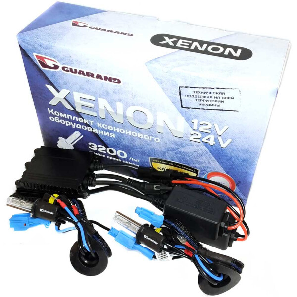 

Комплект ксенона Guarand Slim DC 35w, 9-16v H3 6000k