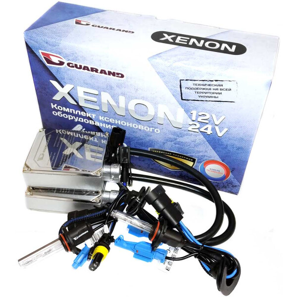 

Комплект ксенона Guarand Standart 35w, 9-16v HB4 (9006) 4300k