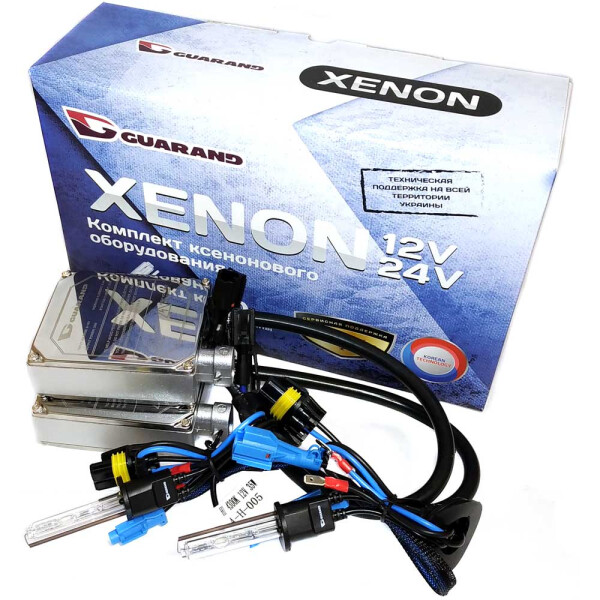 

Комплект ксенона Guarand Standart 35w, 9-16v H1 5000k