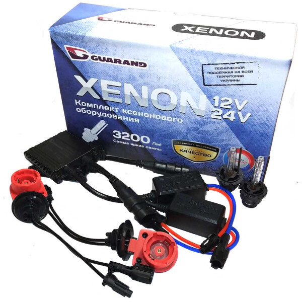 

Комплект ксенона Guarand Slim 35w, 9-16v D2S 6000k
