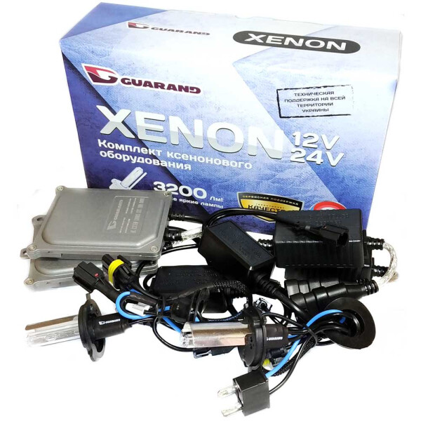 

Комплект ксенона Guarand Canbus v2 (с обманкой) 35w, 9-16v H4 Mono 5000k