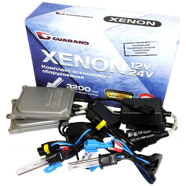 

Комплект ксенона Guarand Canbus v2 (с обманкой) 35w, 9-16v H1 6000k