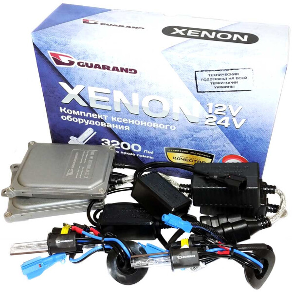 

Комплект ксенона Guarand Canbus v2 (с обманкой) 35w, 9-16v H3 6000k