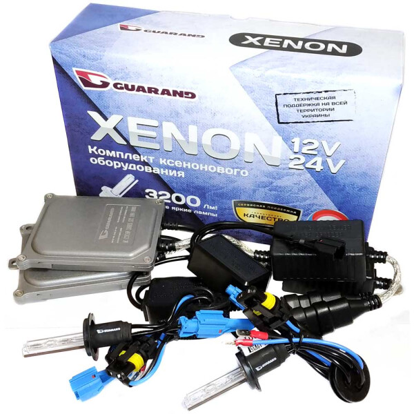 

Комплект ксенона Guarand Canbus v2 (с обманкой) 35w, 9-16v H7 6000k