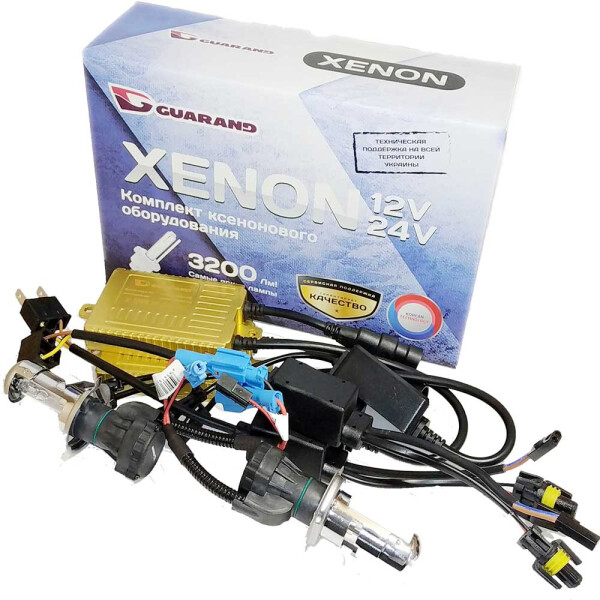 

Комплект биксенона Guarand LDP 55w, 9-16v H4 5500k