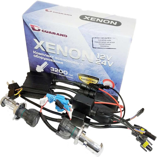 

Комплект биксенона Guarand LDP Slim 35w, 9-16v H4 5500k
