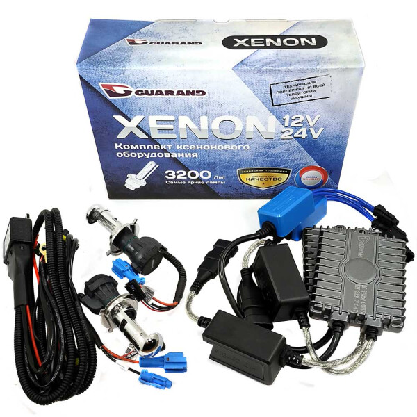 

Комплект биксенона Guarand 24V Canbus (с обманкой) 55w H4 4300k